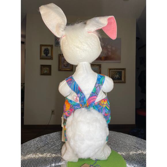 Annalee 0741 easter bunny easter egg with basket worth 1997 - Picture 7 of 16